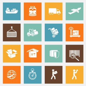 supply chain icons